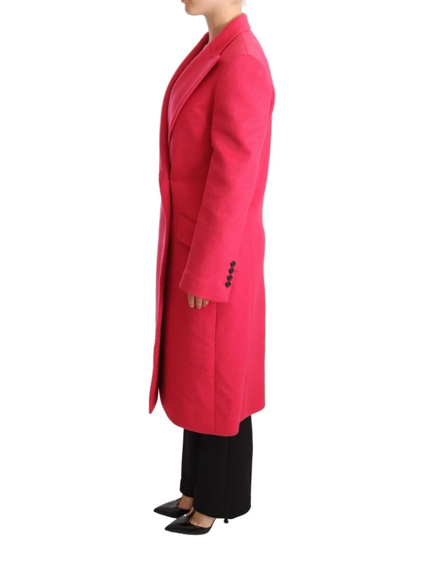 Pink Double Breasted Trenchcoat Jacket