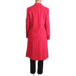 Pink Double Breasted Trenchcoat Jacket