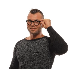 Black Plastic Glasses (Frames)