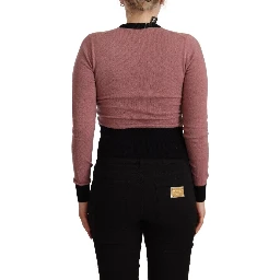 Pink Cashmere Crewneck Sartoria Pullover Sweater