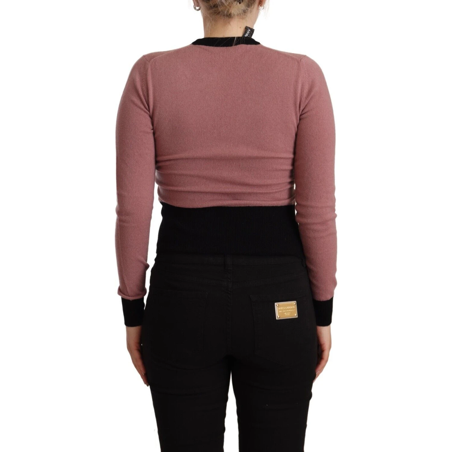 Pink Cashmere Crewneck Sartoria Pullover Sweater
