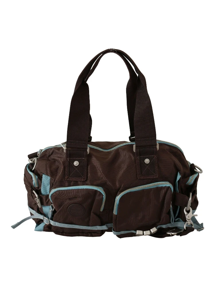Brown Handbag Duffel Travel Purse
