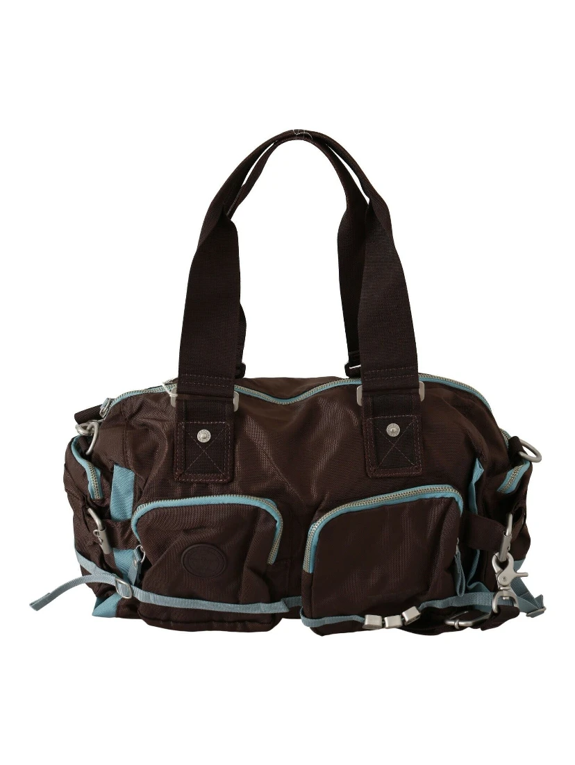 Brown Handbag Duffel Travel Purse