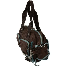 Brown Handbag Duffel Travel Purse