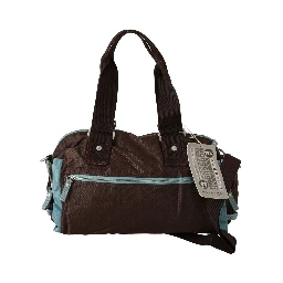 Brown Handbag Duffel Travel Purse
