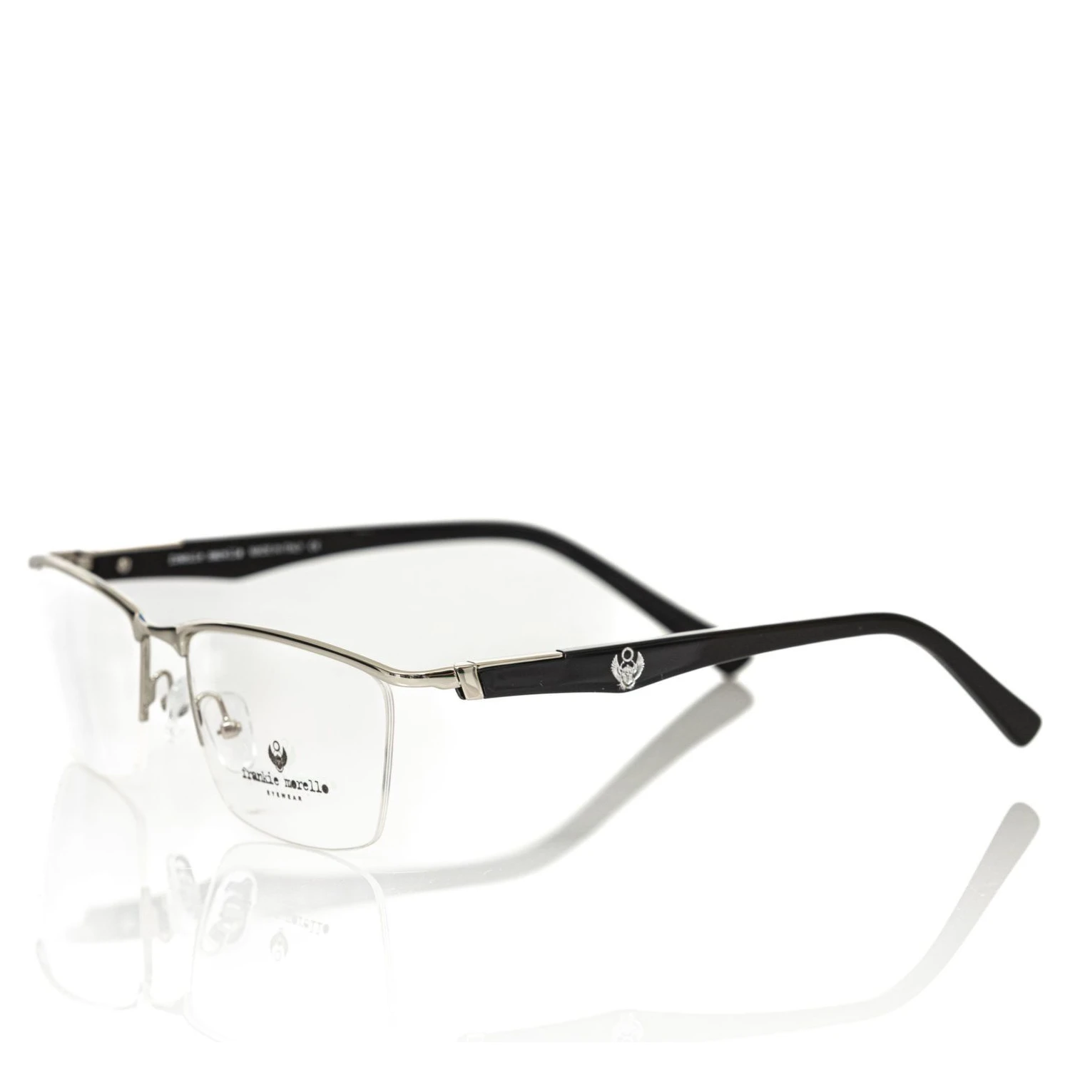 Black Metallic Fibre Glasses Frame