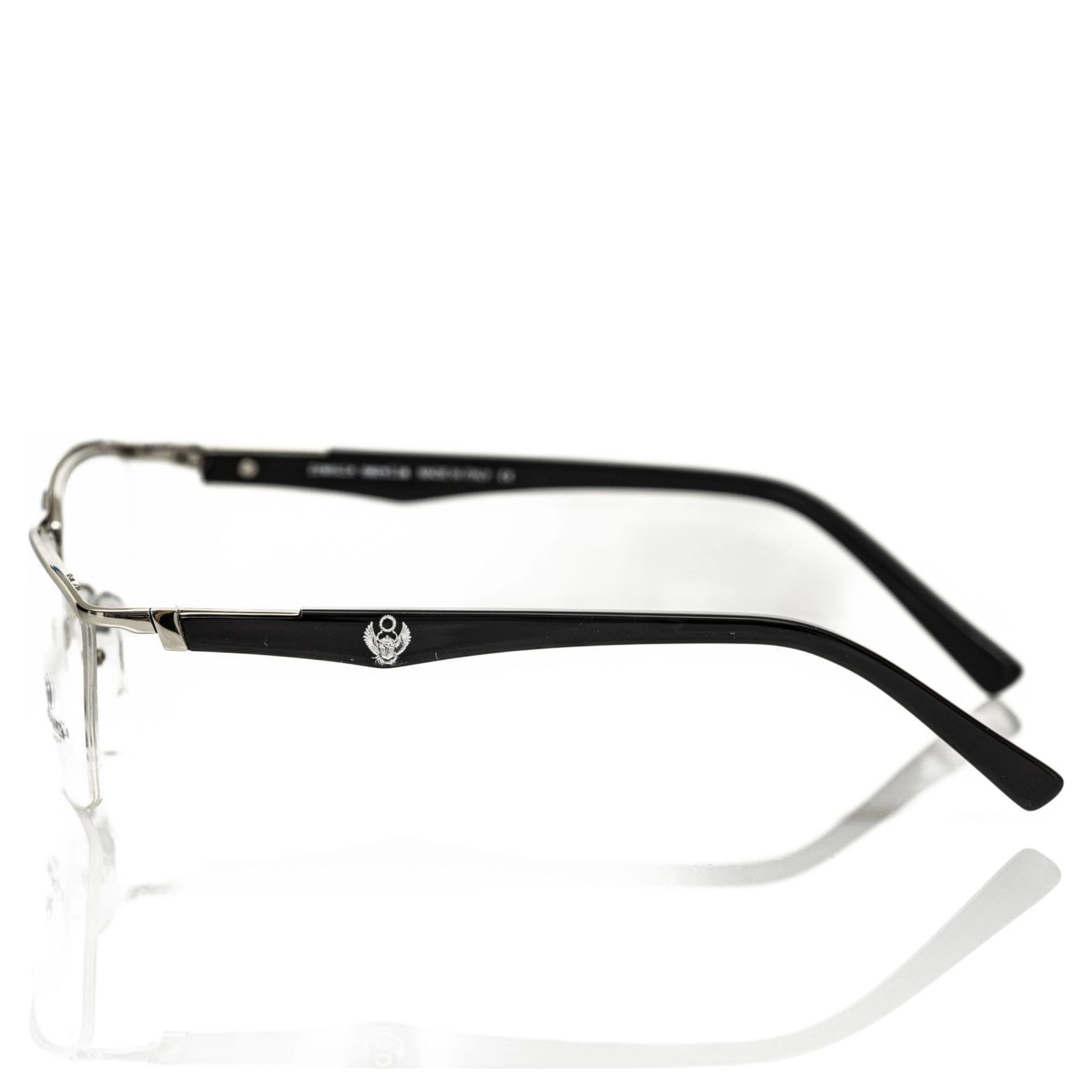 Black Metallic Fibre Glasses Frame