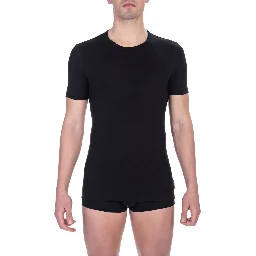 Black Cotton T-Shirt