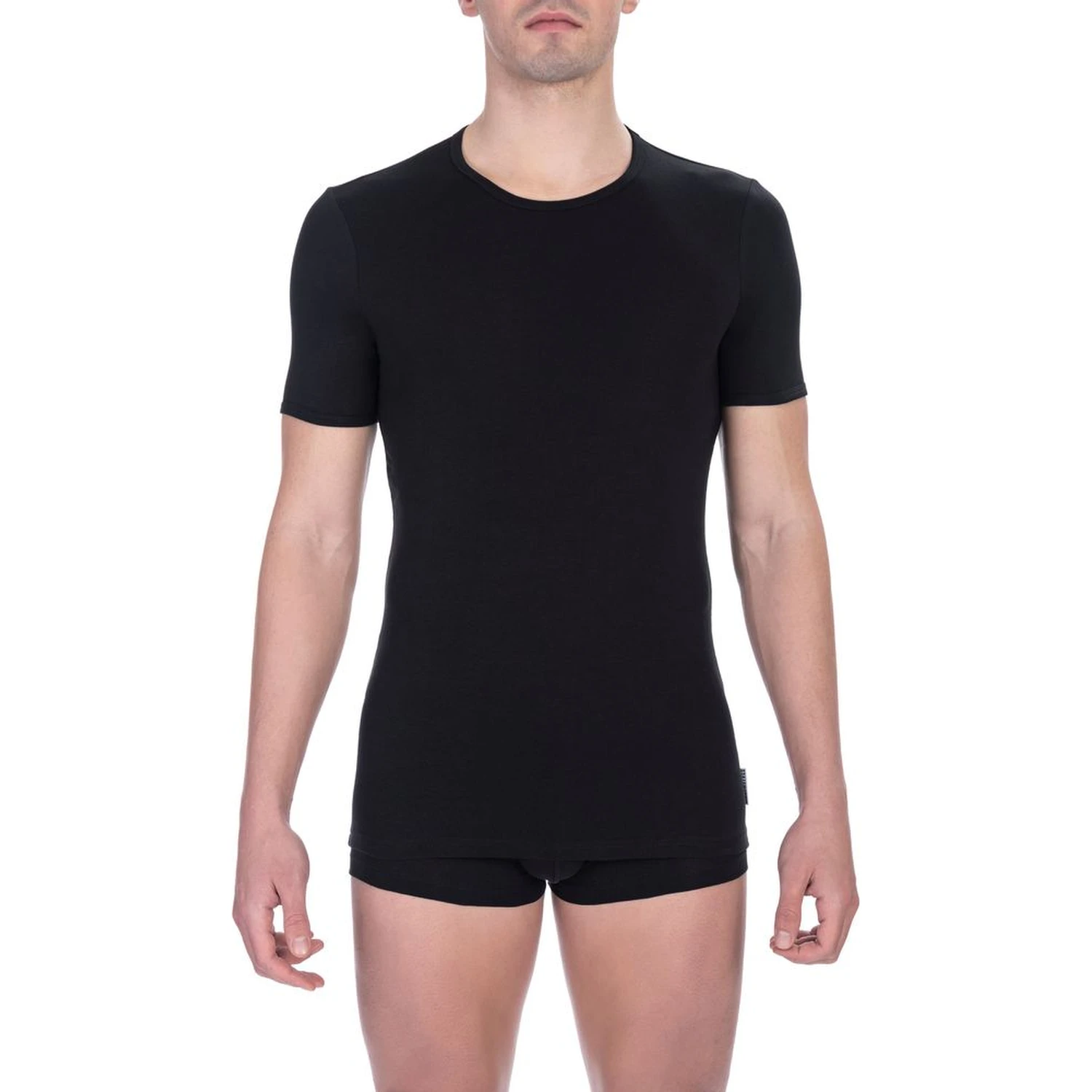 Black Cotton T-Shirt