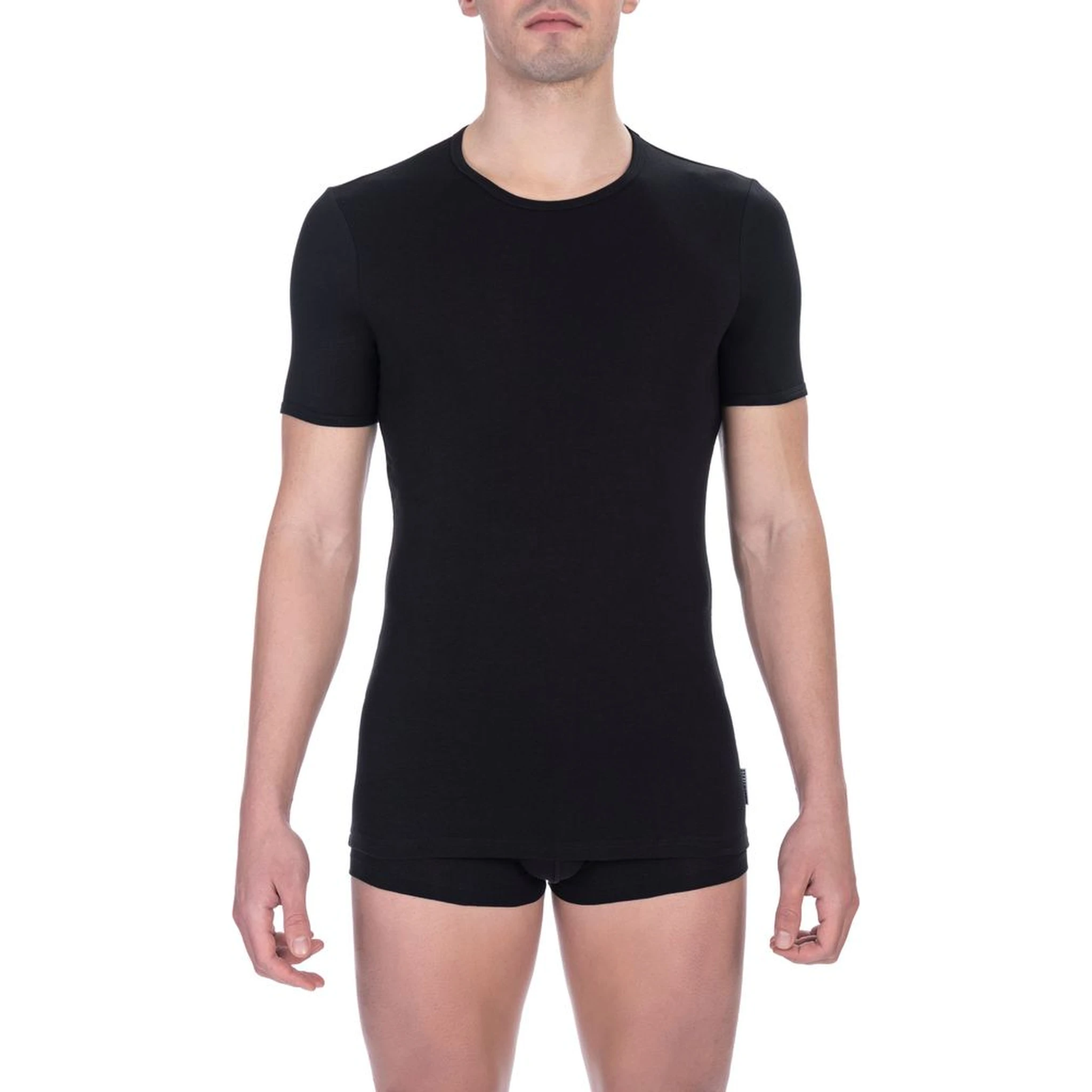 Black Cotton T-Shirt