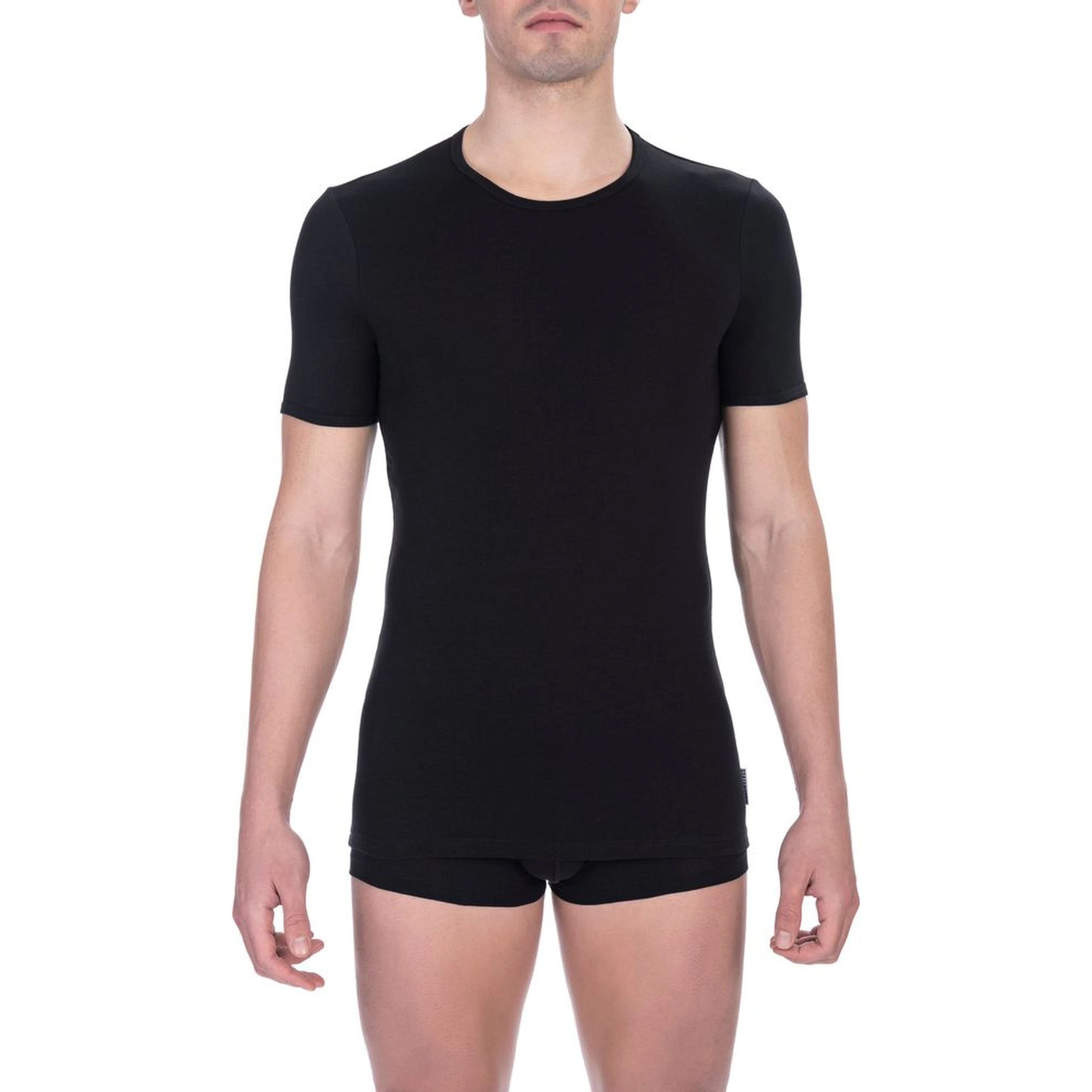 Black Cotton T-Shirt
