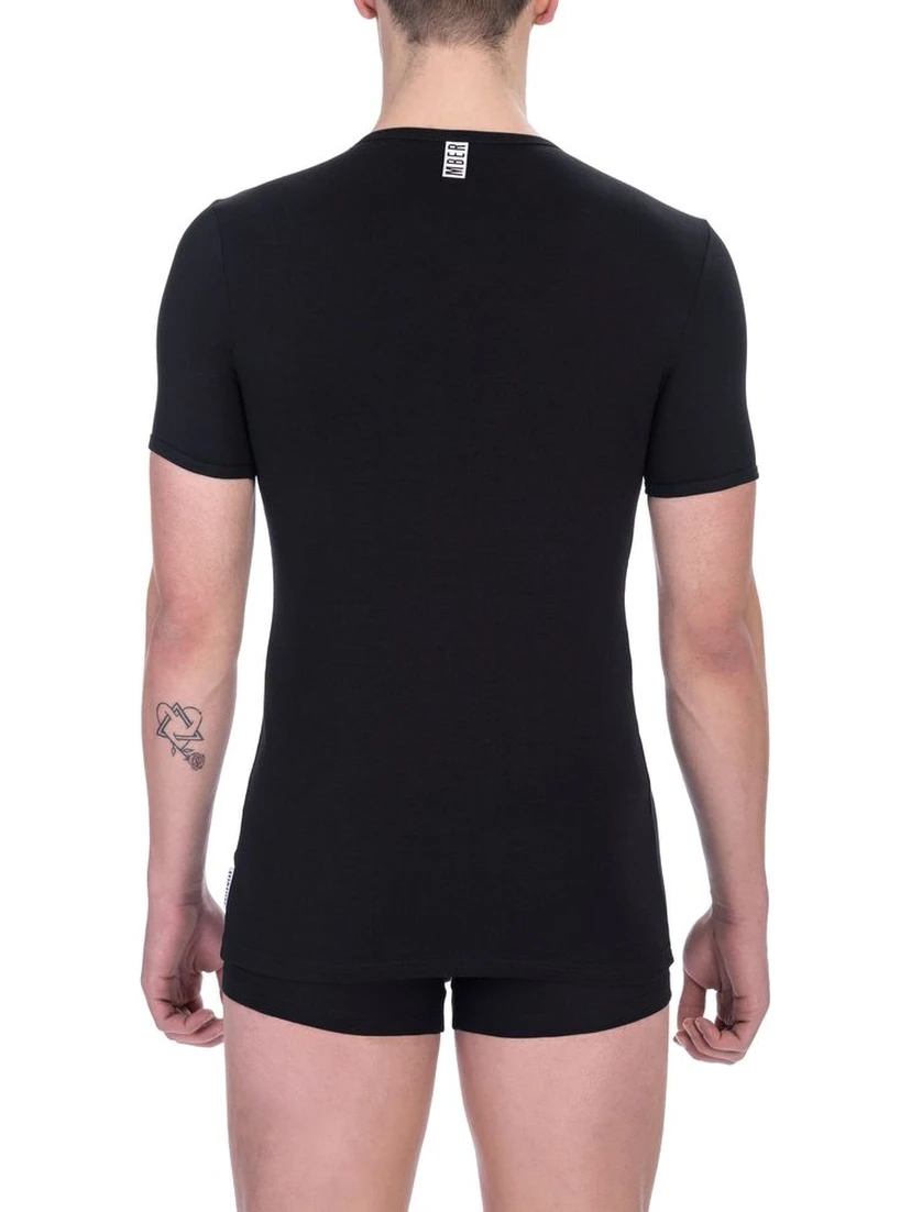 Black Cotton T-Shirt