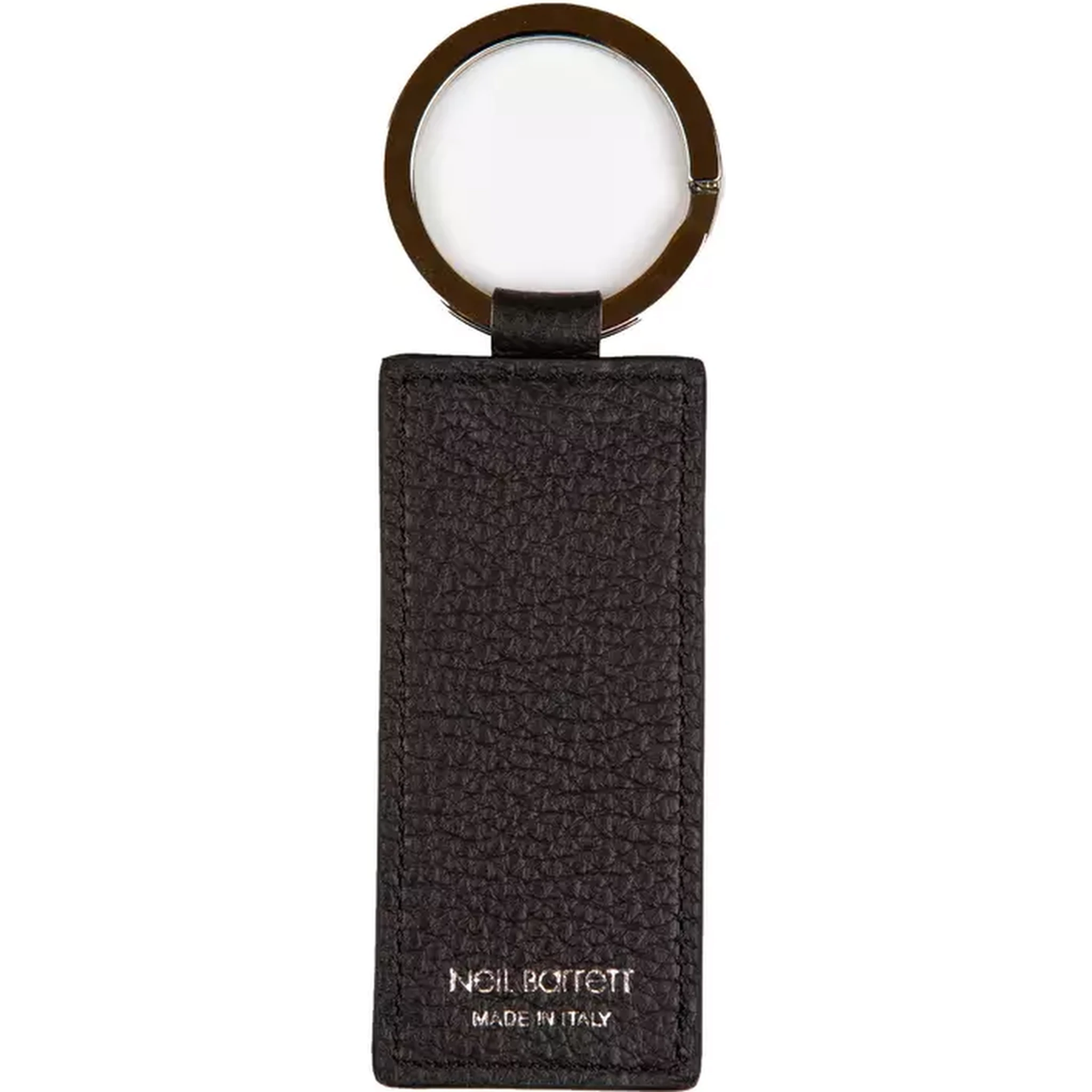 Black Leather Keychain