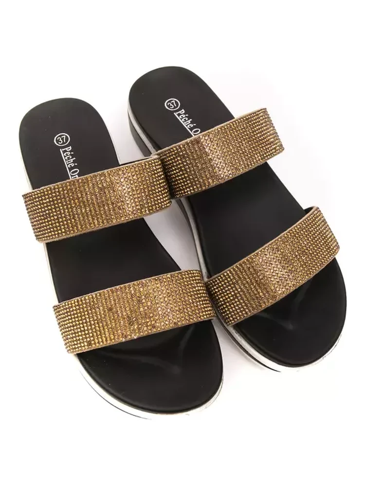 Beige Textile Sandal alternative