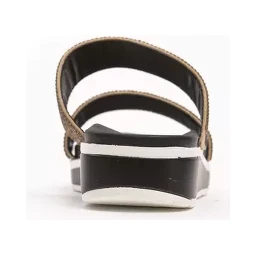 Beige Textile Sandal