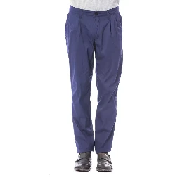 Blue Cotton Pant