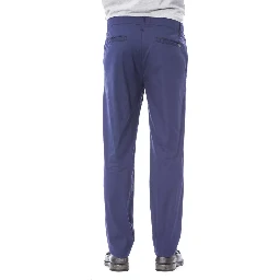 Blue Cotton Pant