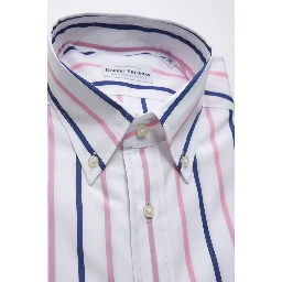 قميص قطني أبيض