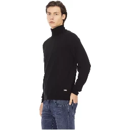 Black Fabric Sweater