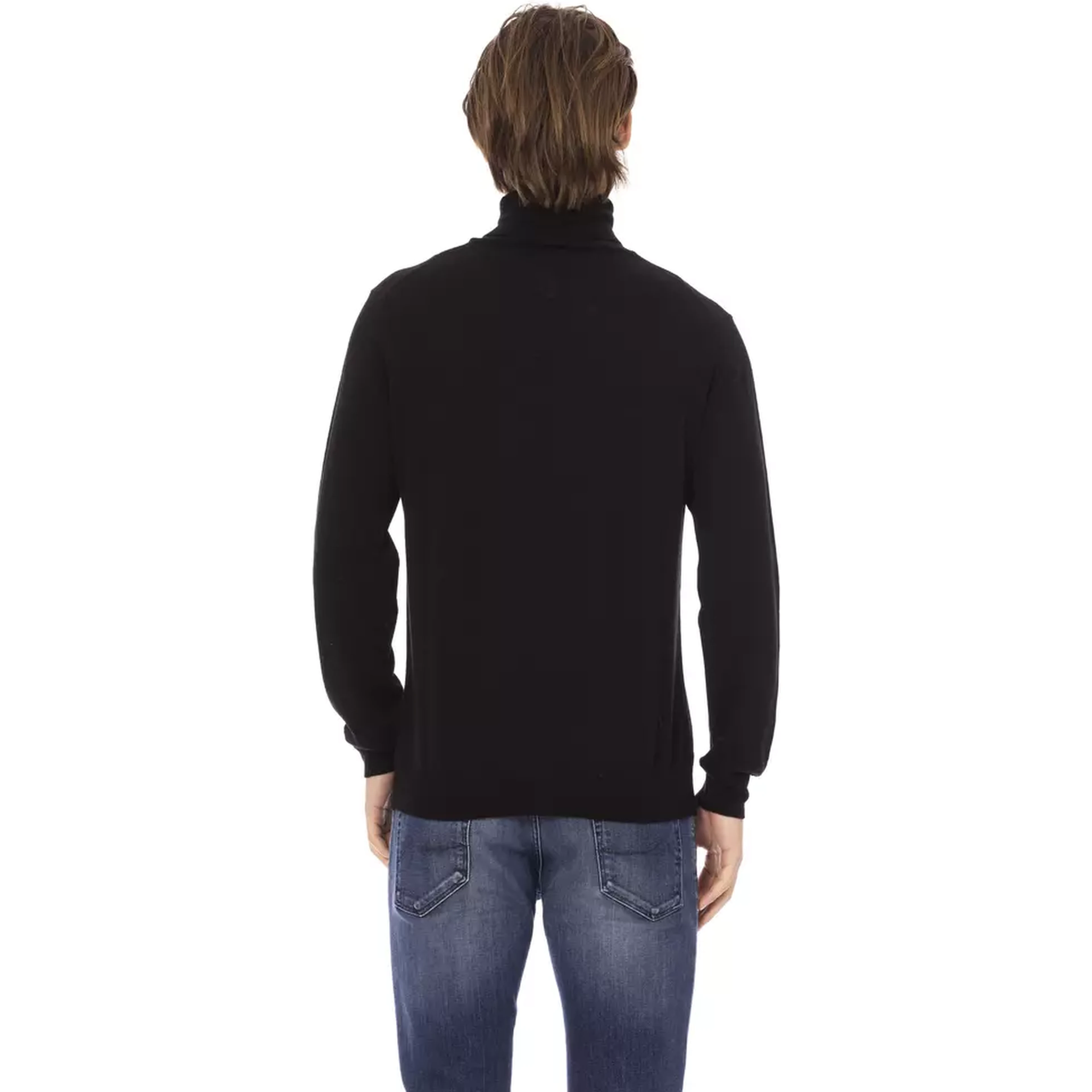 Black Fabric Sweater