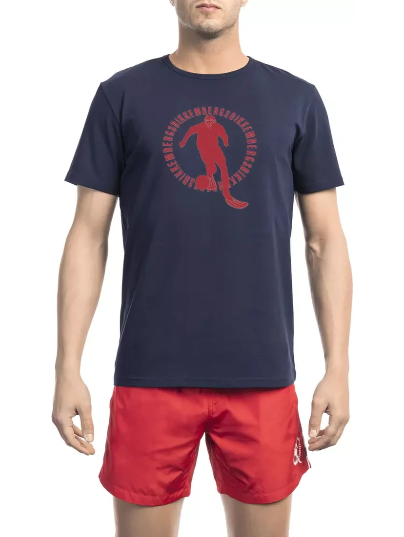 Blue Cotton T-Shirt