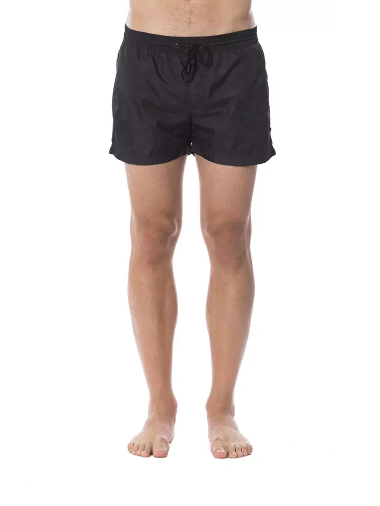 Black Polyester Swimwear