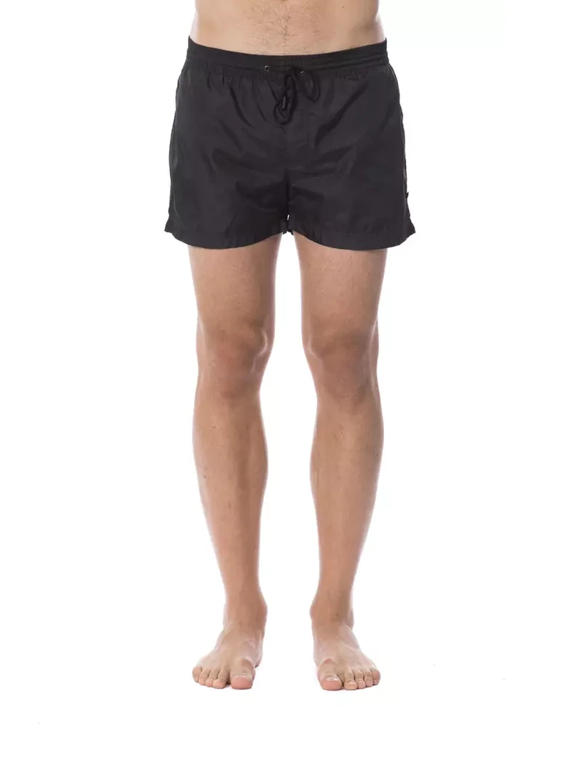 Black Polyester Swimwear