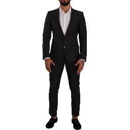 Black MARTINI Single Breasted 2 Piece Suit