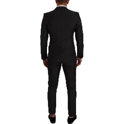 Black MARTINI Single Breasted 2 Piece Suit