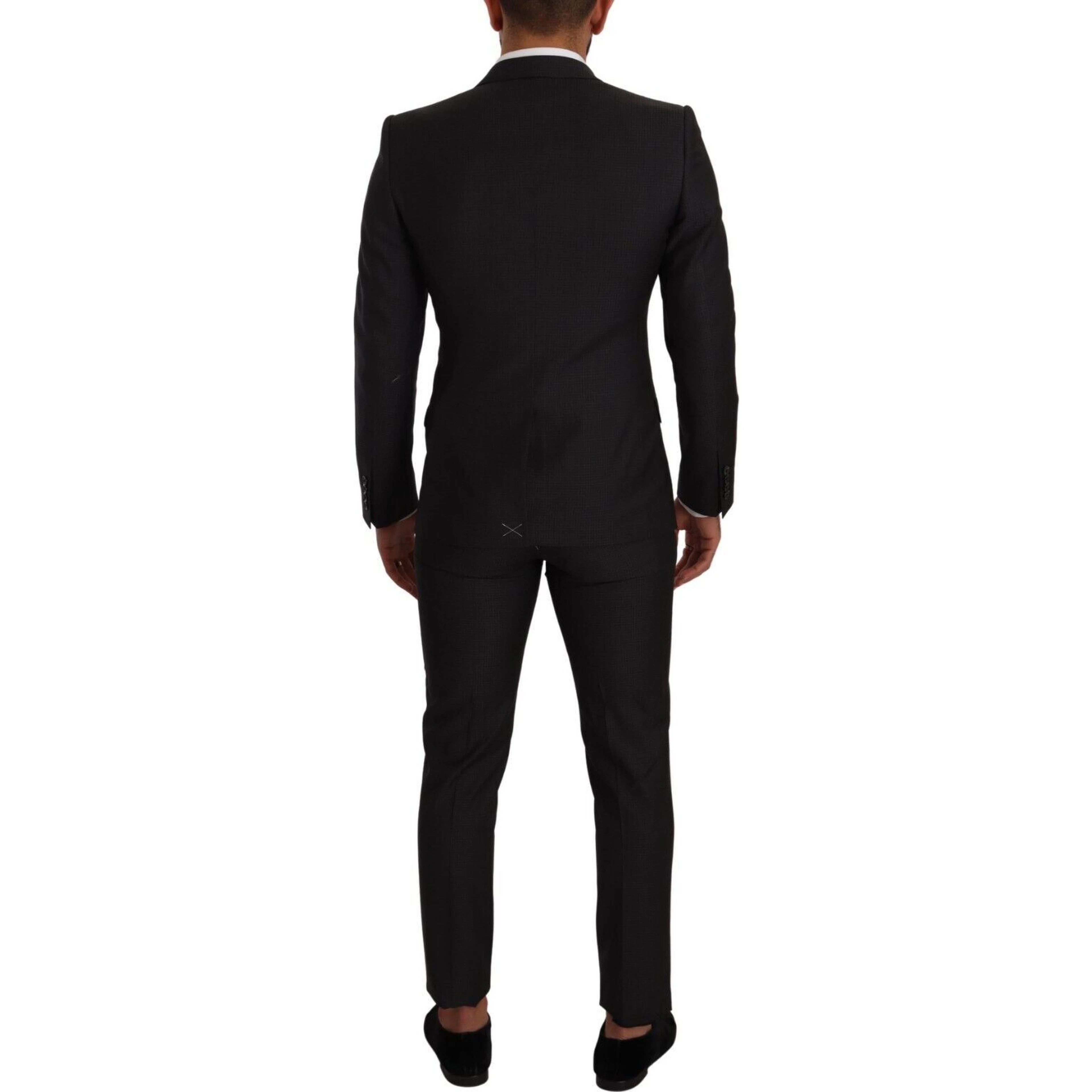 Black MARTINI Single Breasted 2 Piece Suit