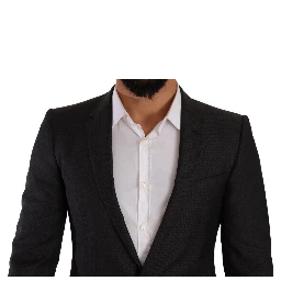 Black MARTINI Single Breasted 2 Piece Suit