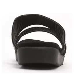 Silver Textile Sandal