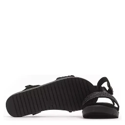 Black Textile Sandal