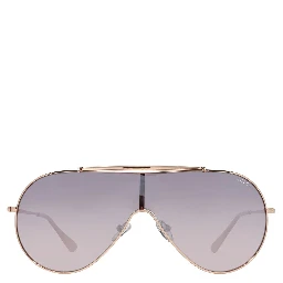 Rose Gold Metal Sunglasses