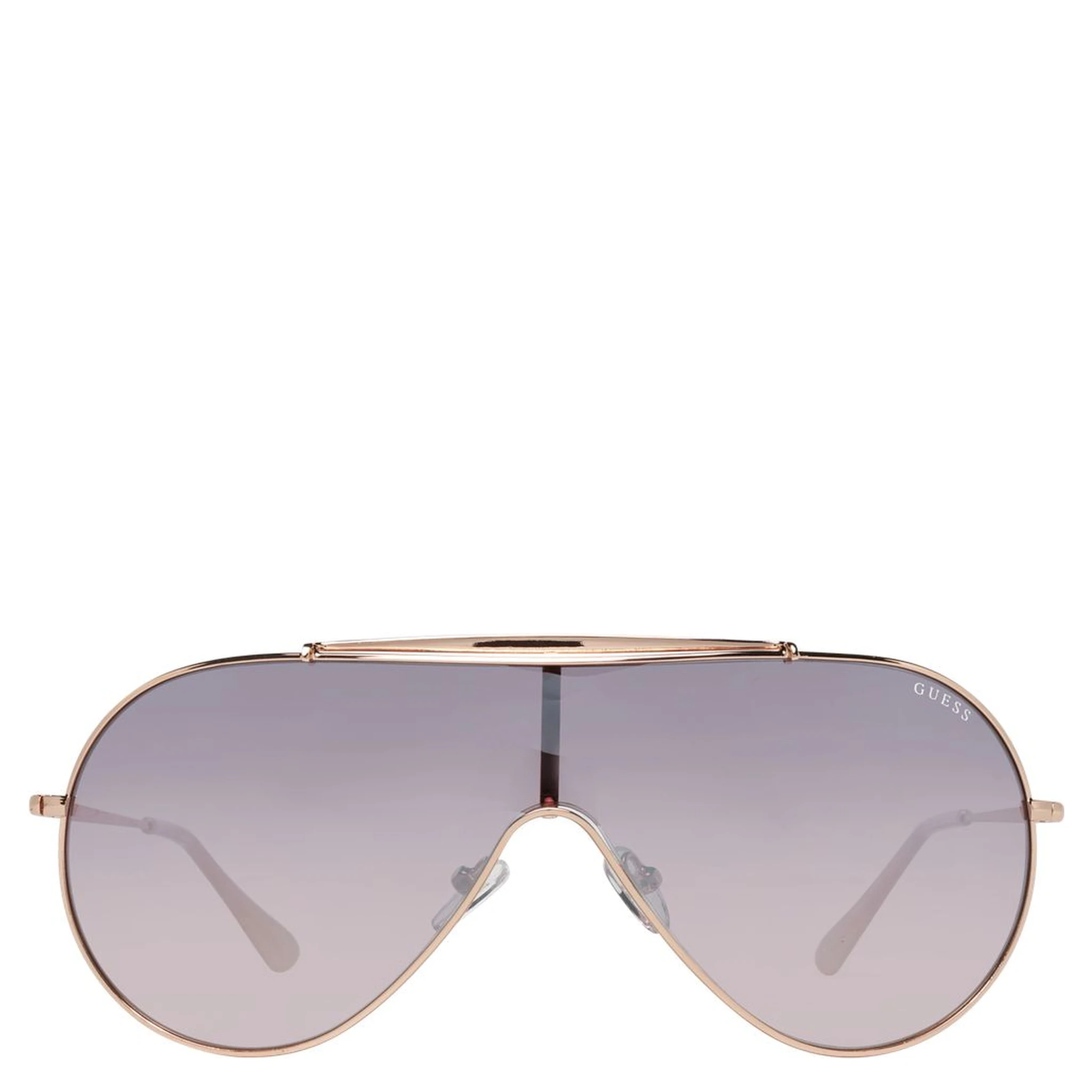 Rose Gold Metal Sunglasses