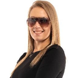 Rose Gold Metal Sunglasses