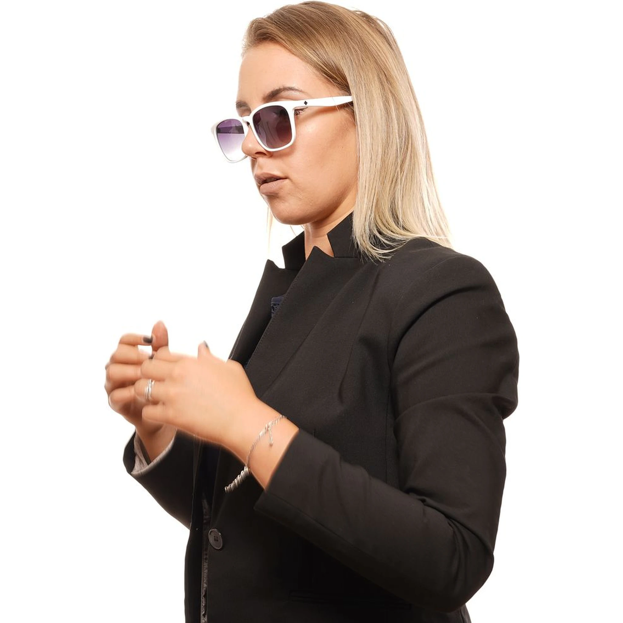 White Plastic Sunglasses