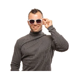 White Plastic Sunglasses