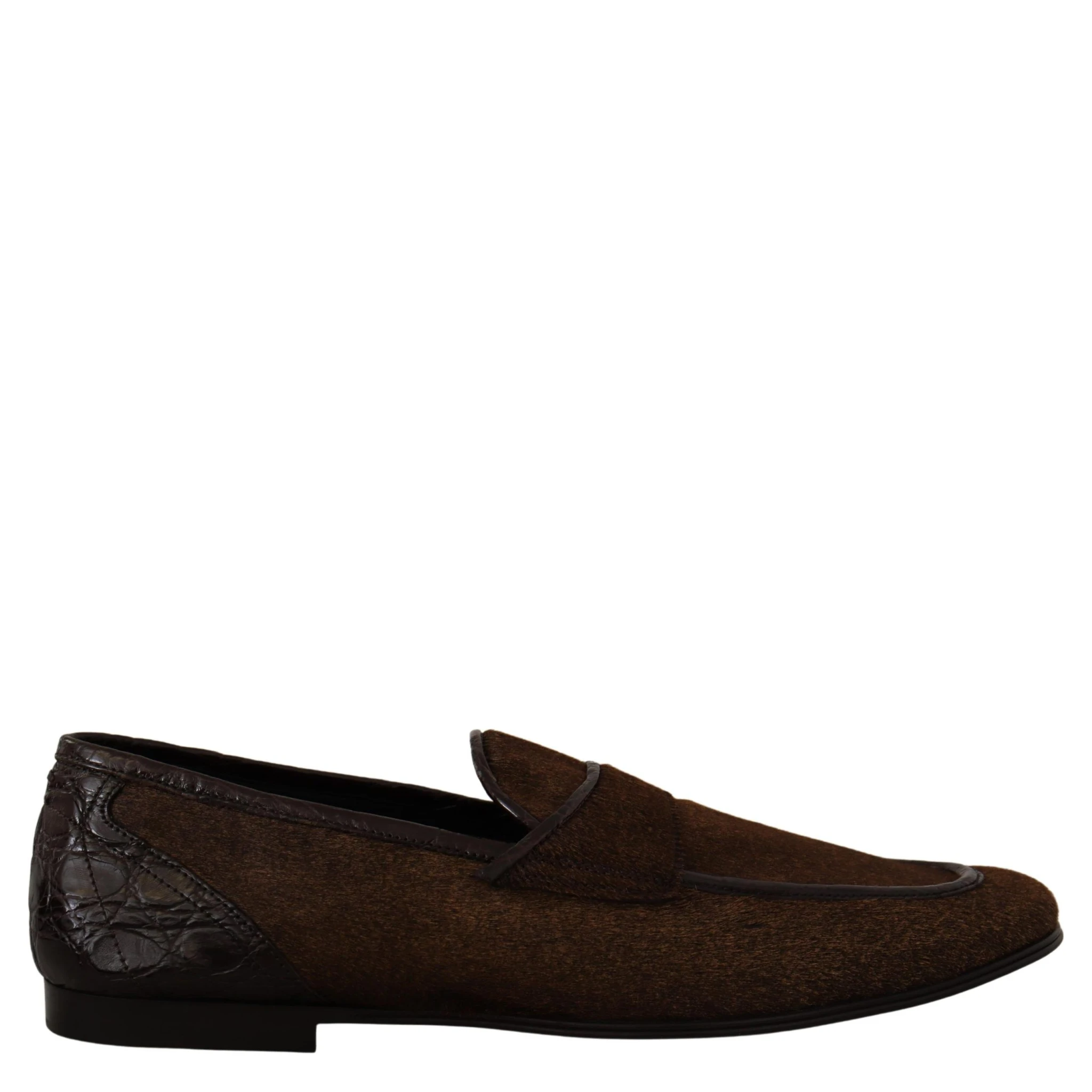 Shoes Dress Loafers Brown Leather Slip Shoes