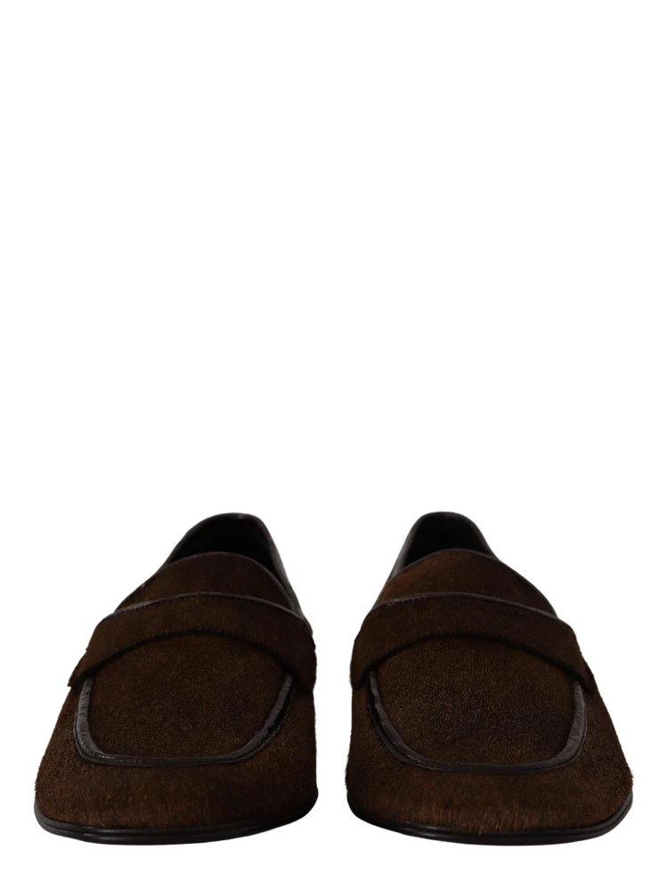 Shoes Dress Loafers Brown Leather Slip Shoes alternative