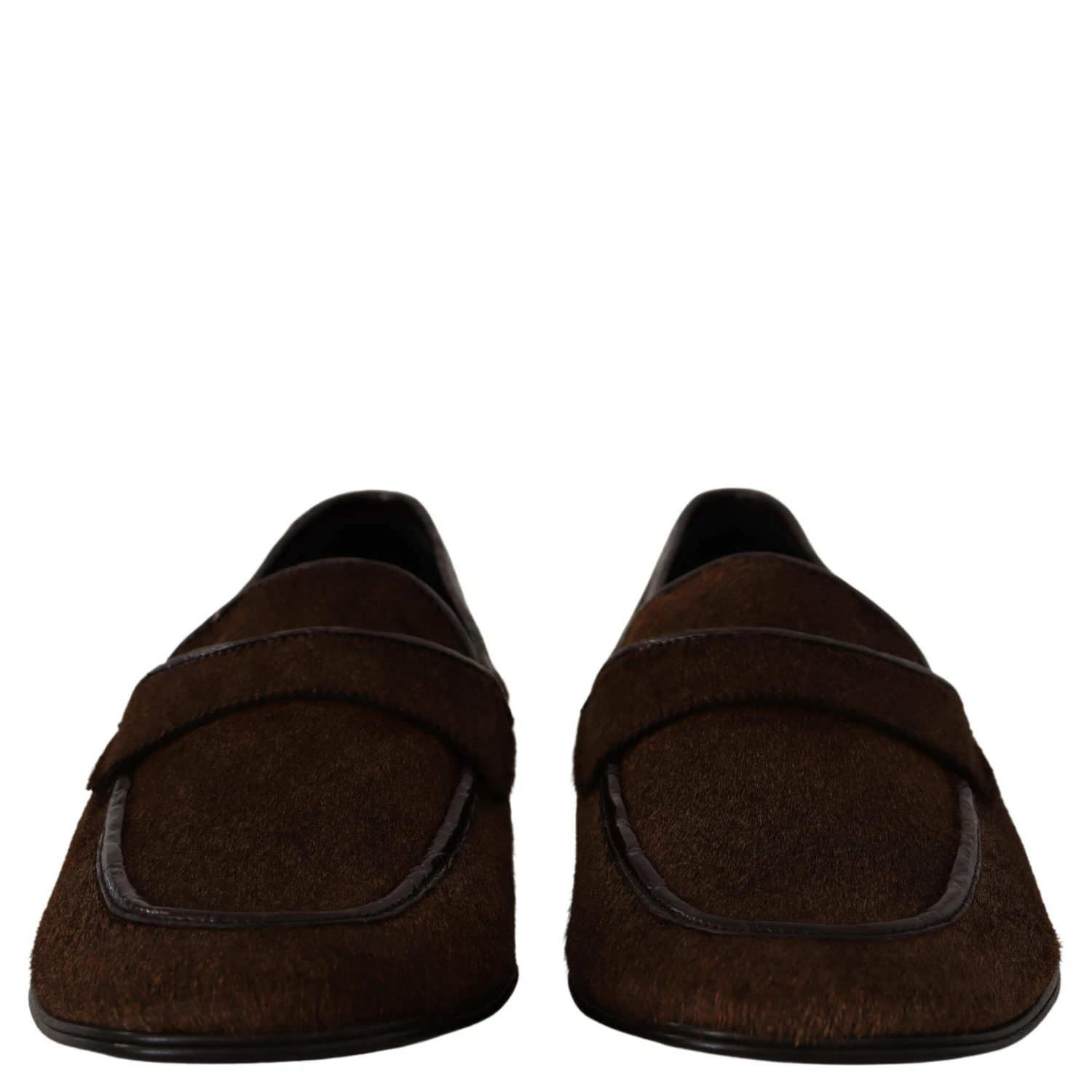 Shoes Dress Loafers Brown Leather Slip Shoes