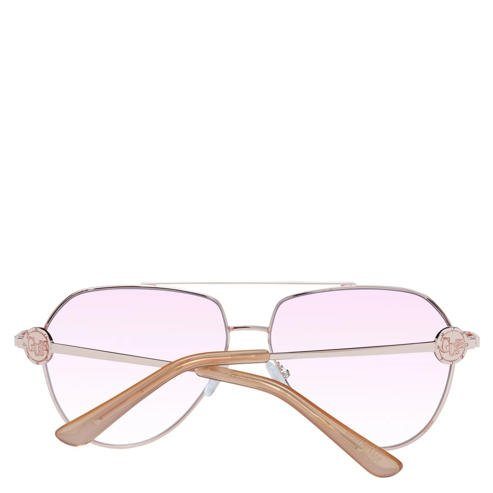 Rose Gold Metal Sunglasses