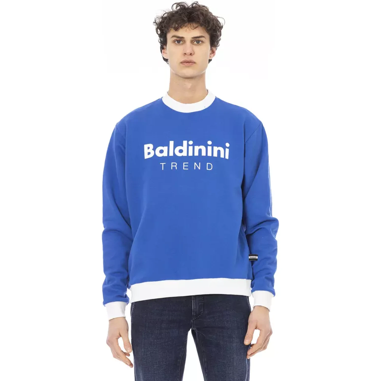 Blue Cotton Sweater