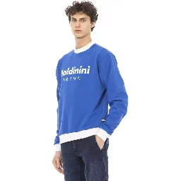 كنزة قطنية زرقاء