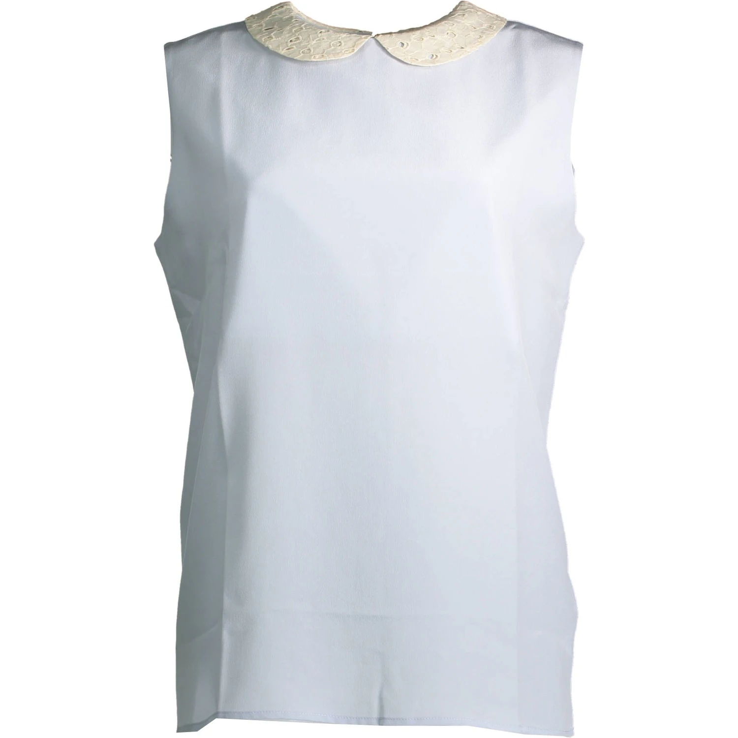 Blue Silk T-Shirt