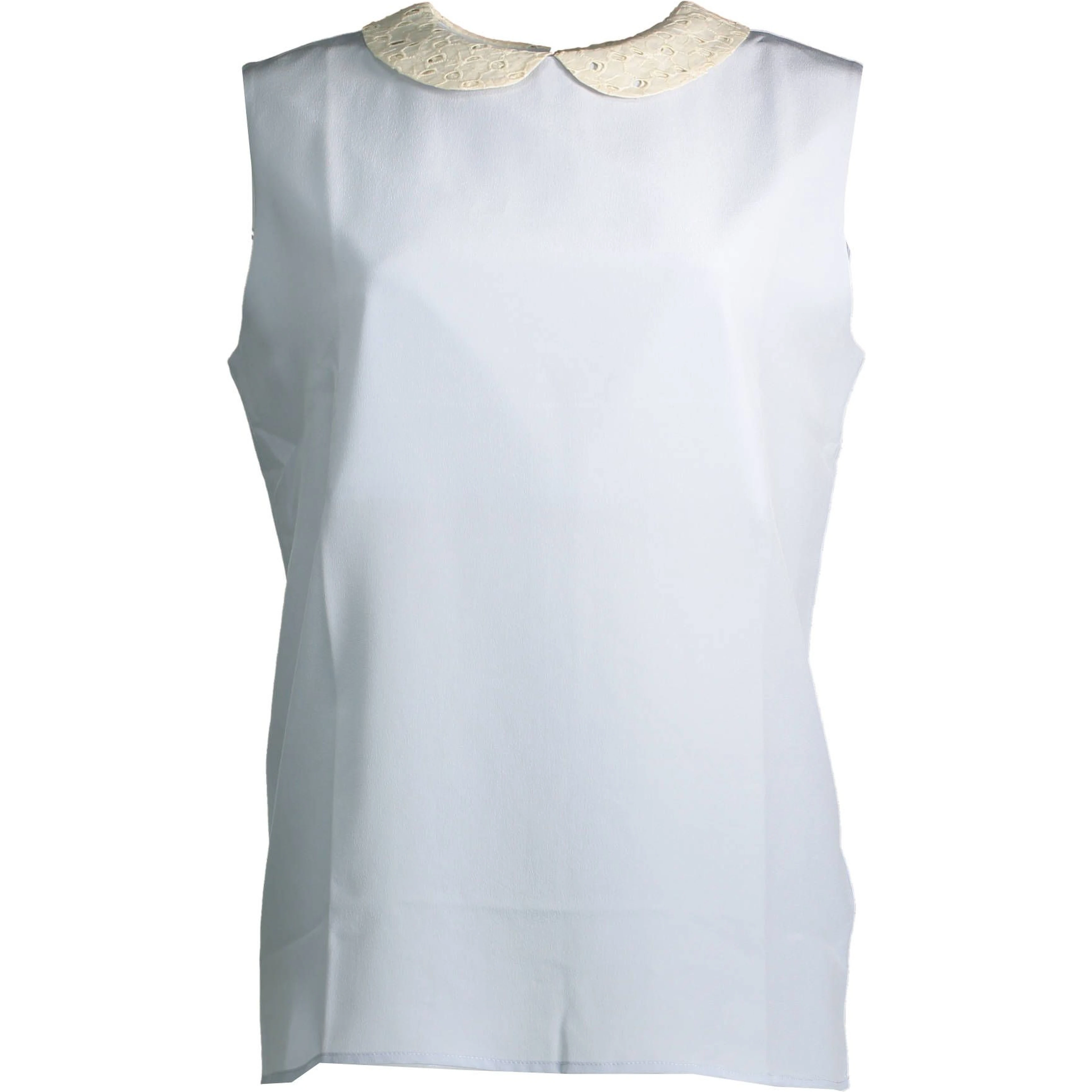 Blue Silk T-Shirt