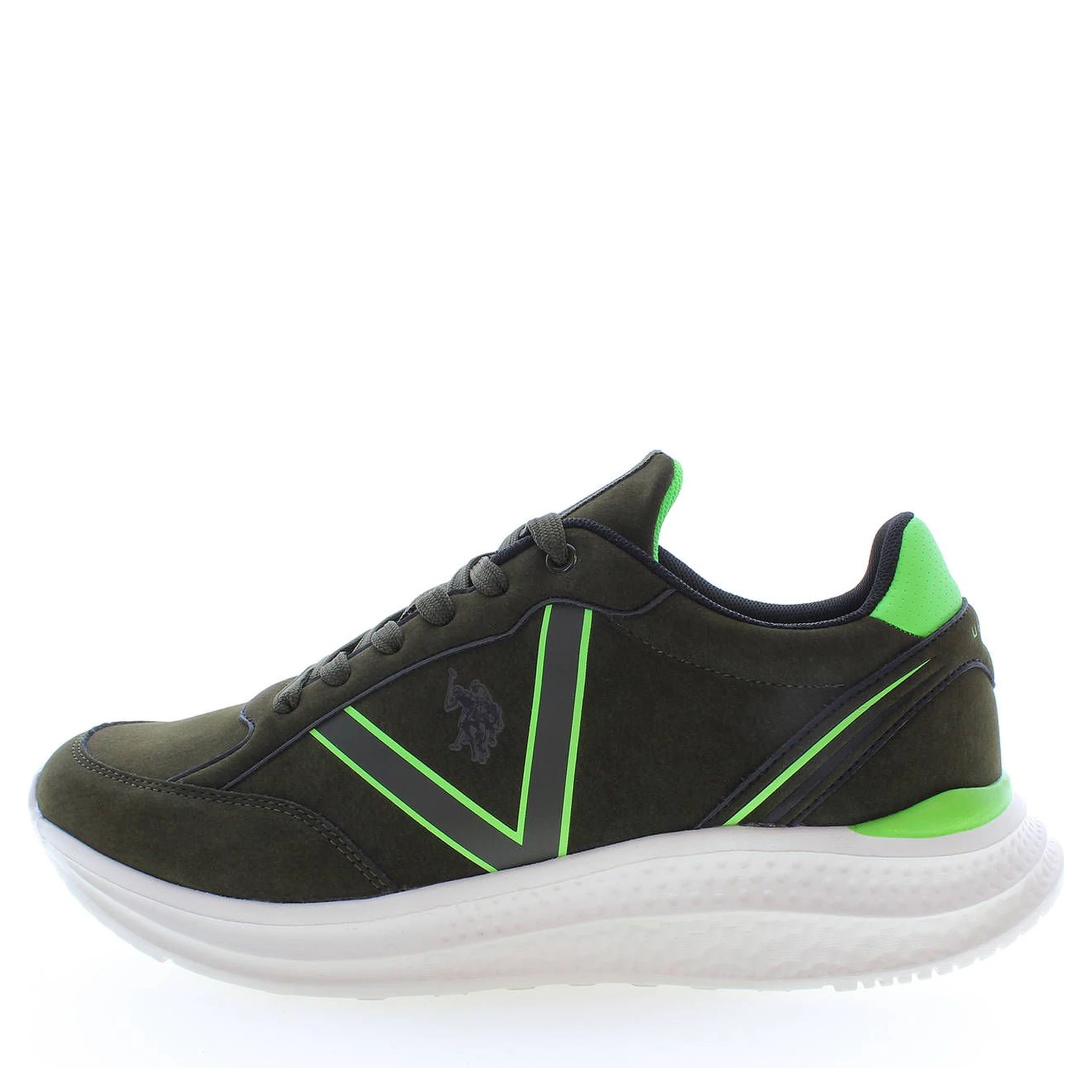 Green Polyester Sneaker