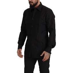 Black GOLD Slim Fit Tuxedo Dress Shirt