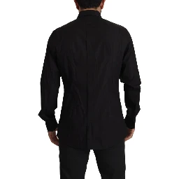 Black GOLD Slim Fit Tuxedo Dress Shirt