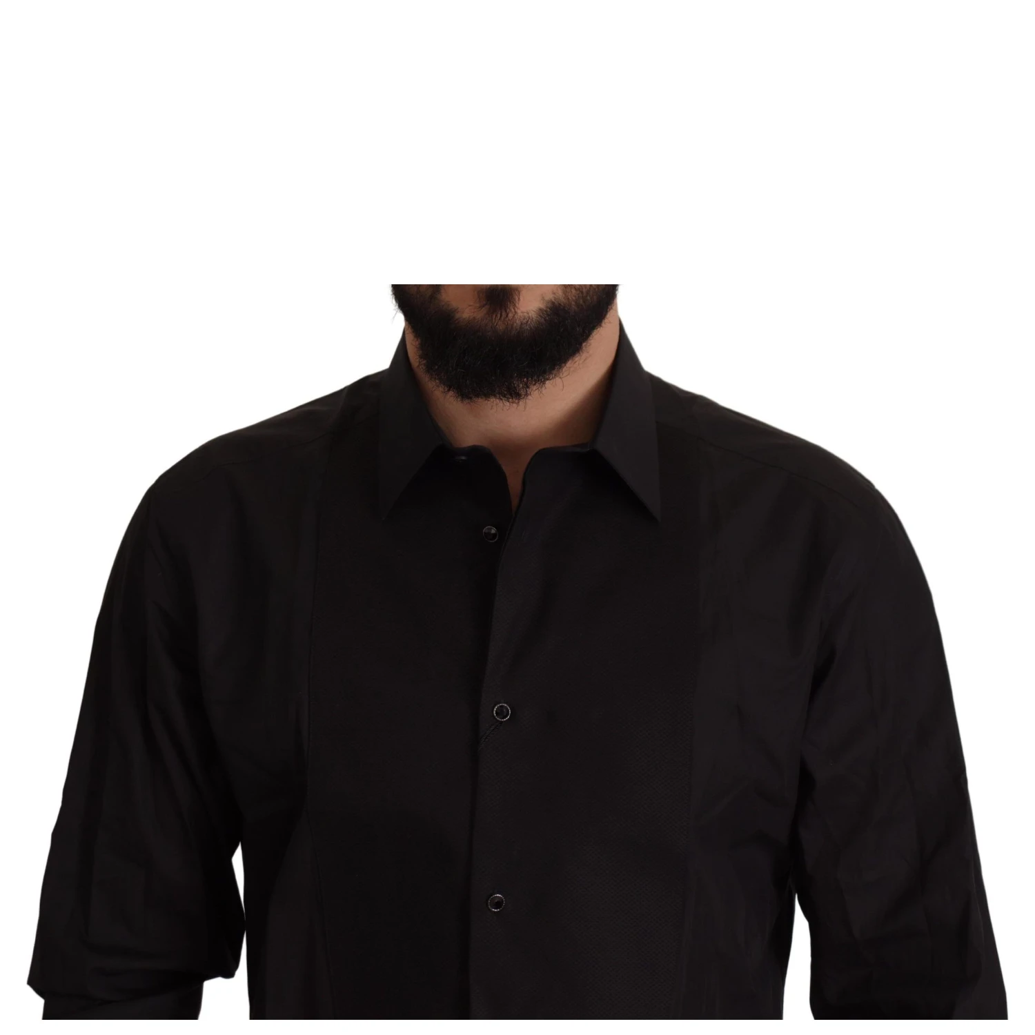 Black GOLD Slim Fit Tuxedo Dress Shirt